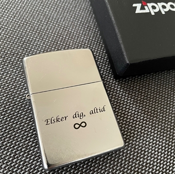 Zippo lighter med gravering